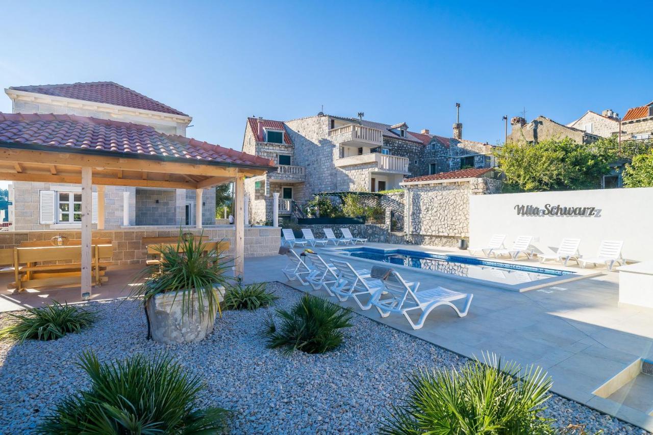 Residence & Pool Villa Schwarz Suites Цавтат Экстерьер фото